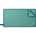 Mvkth Suede Microfiber Fitness Towel with Zipper Pocket 82 x 34 cm Sea Green - Product view